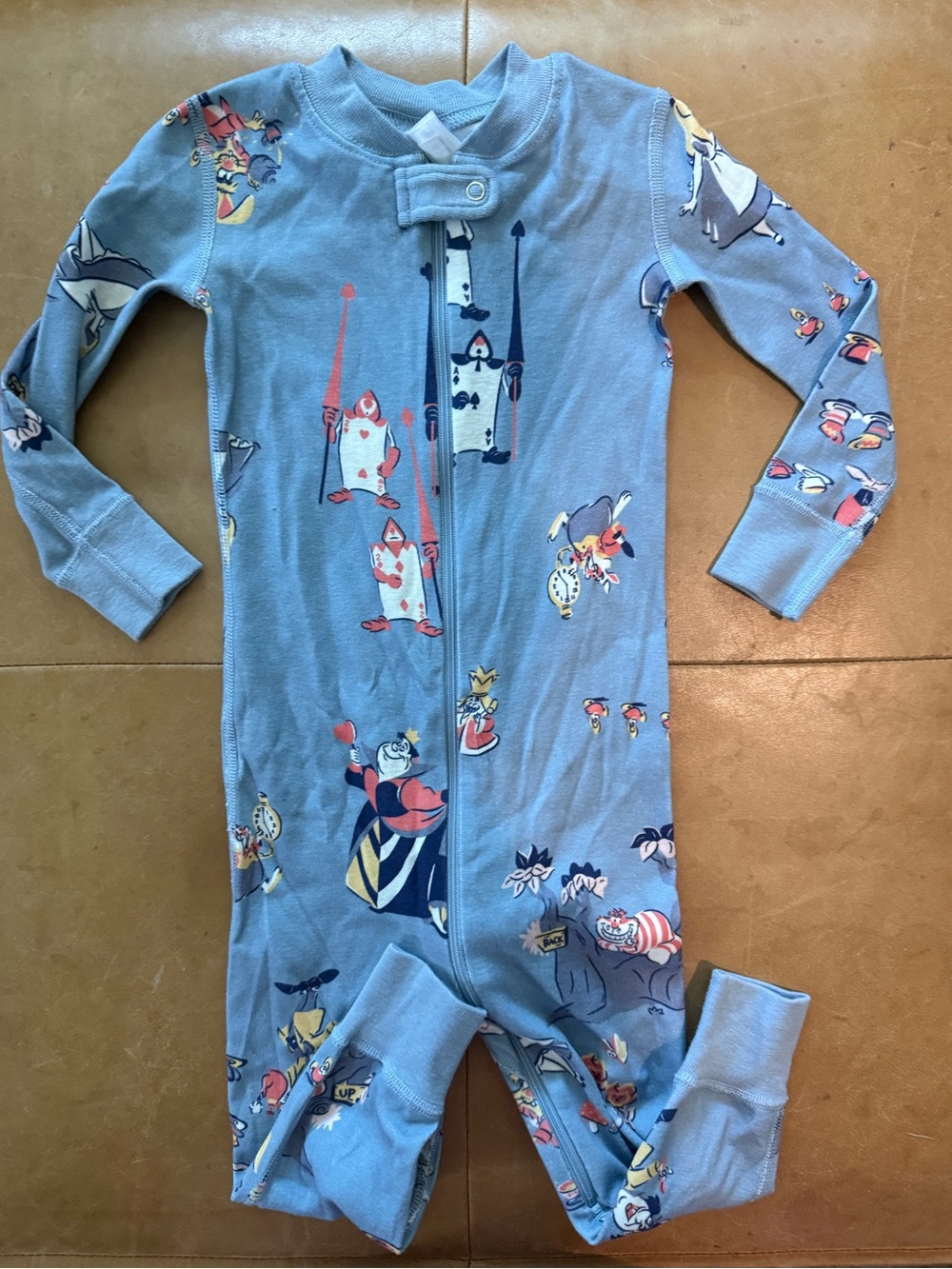 Hanna Andersson Organic Cotton Disney Alice in Wonderland Coverall 2T